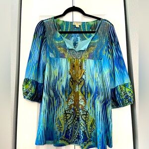 Live and let live ladies top size L